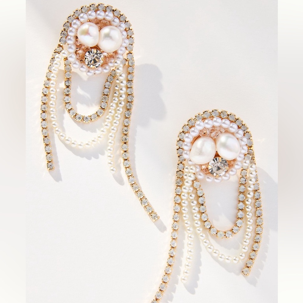 Anthropologie Pearl Earrings